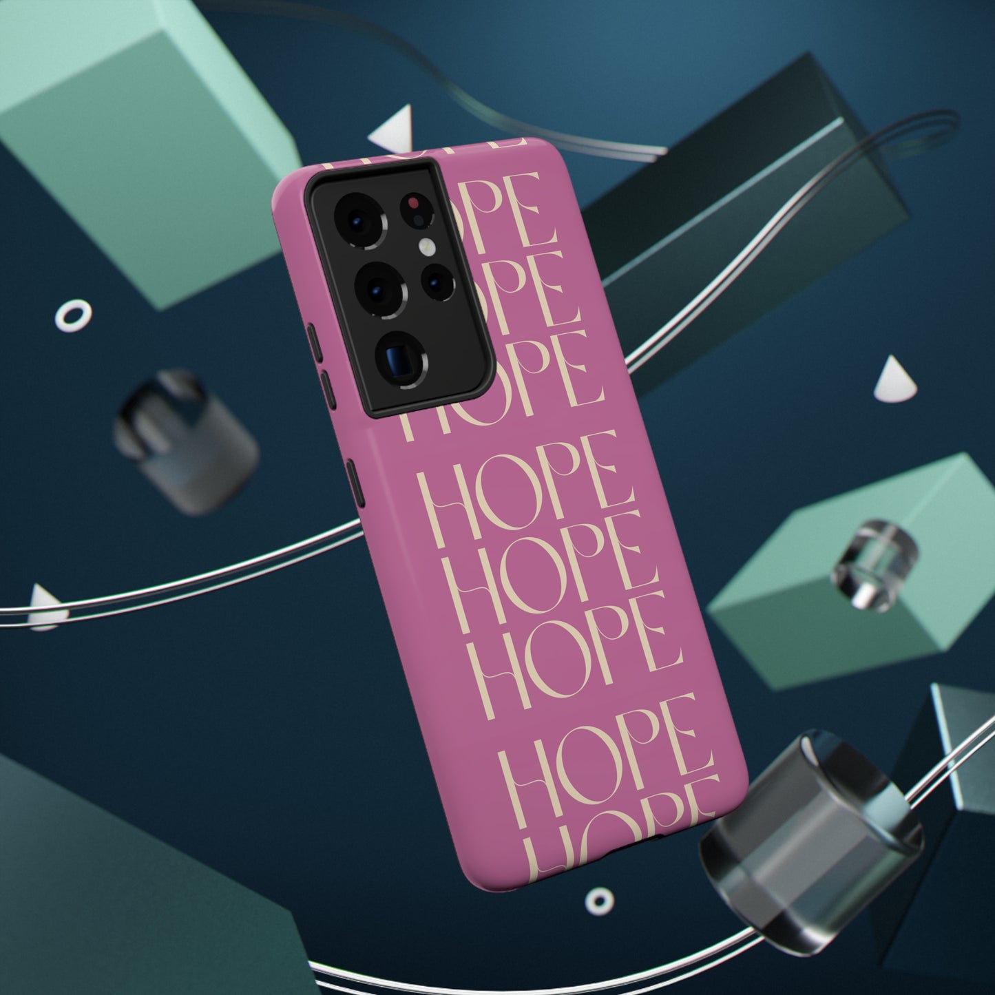 Message of HOPE Pink Impact-Resistant Cases