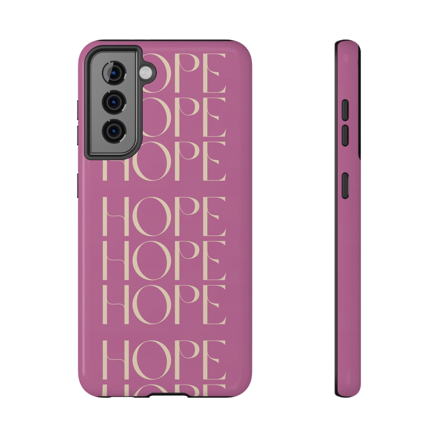 Message of HOPE Pink Impact-Resistant Cases