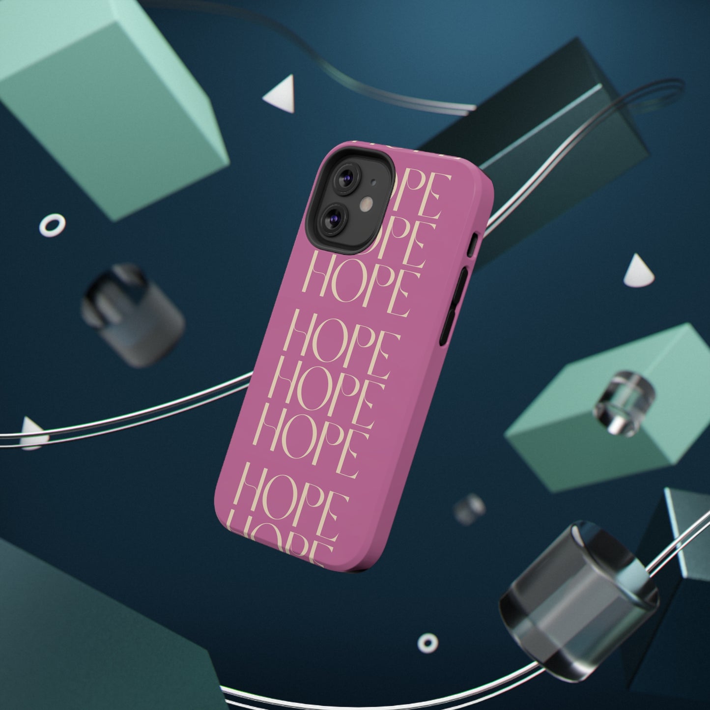 Message of HOPE Pink Impact-Resistant Cases
