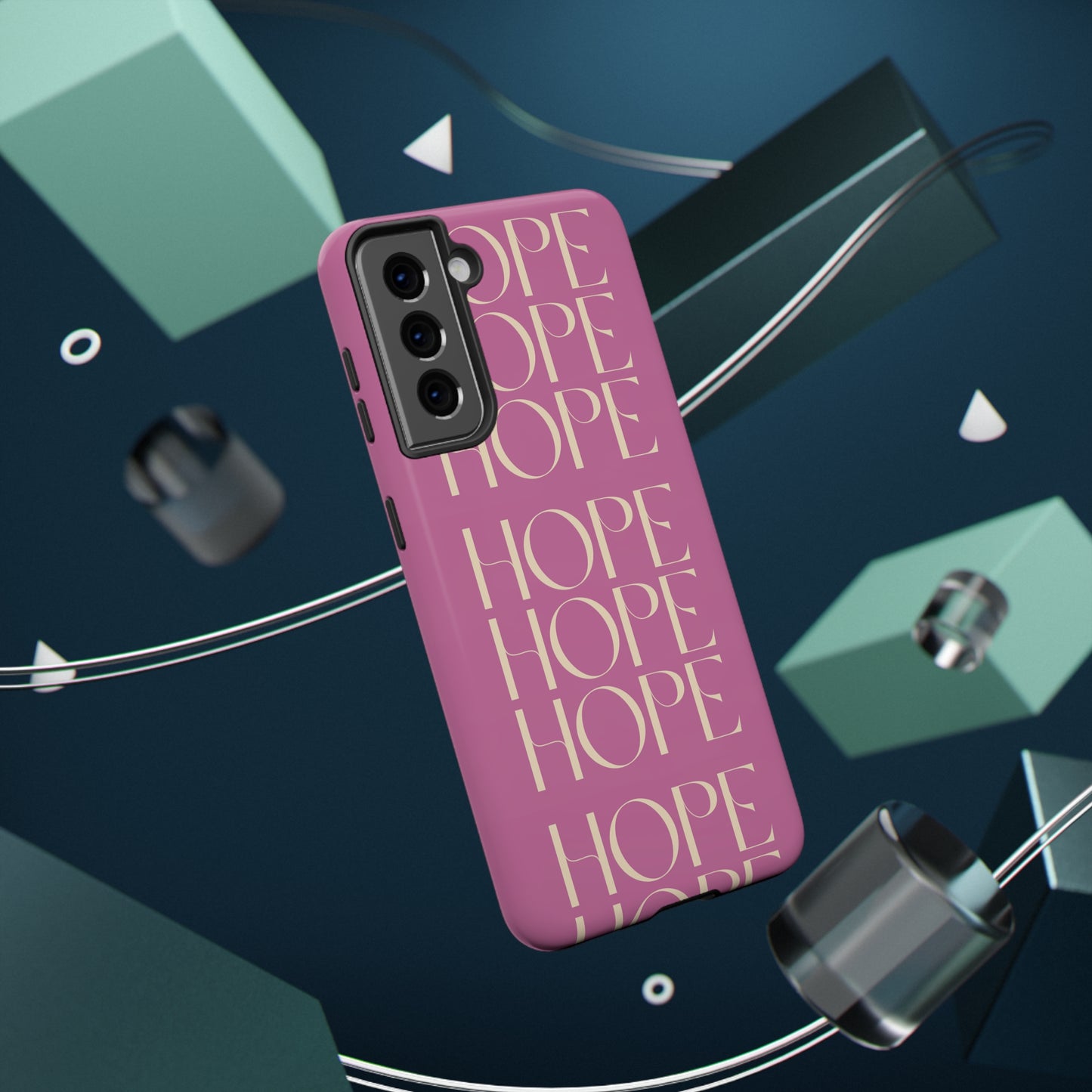 Message of HOPE Pink Impact-Resistant Cases