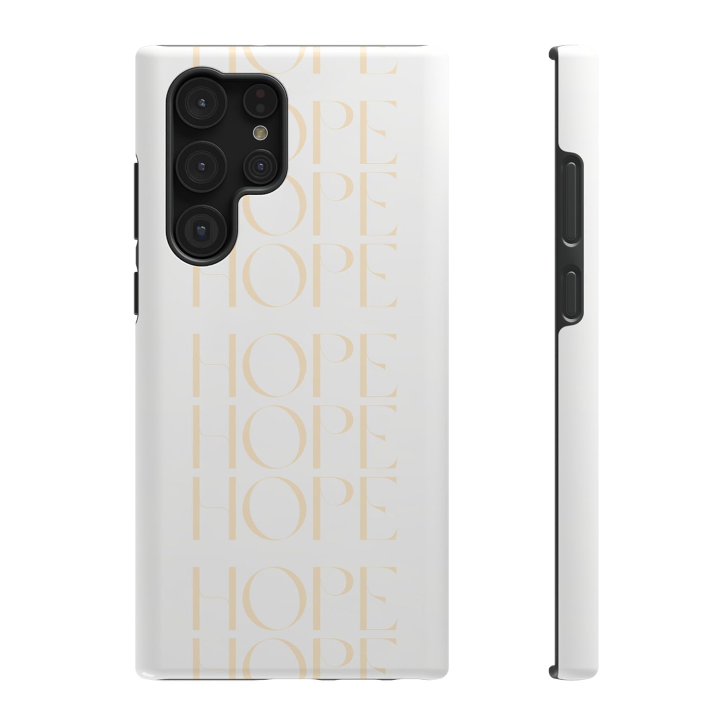 White Message of HOPE Impact-Resistant Cases