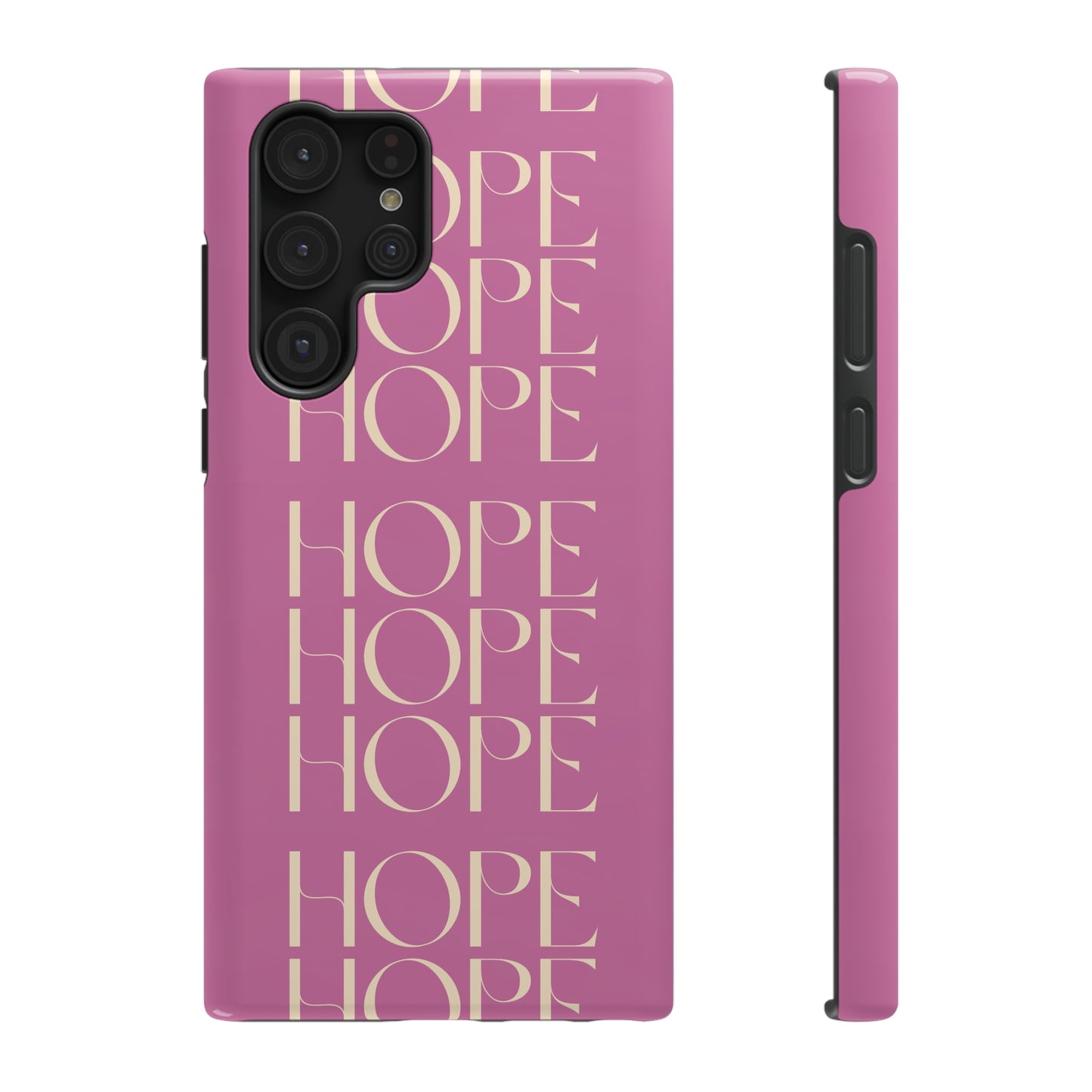 Message of HOPE Pink Impact-Resistant Cases