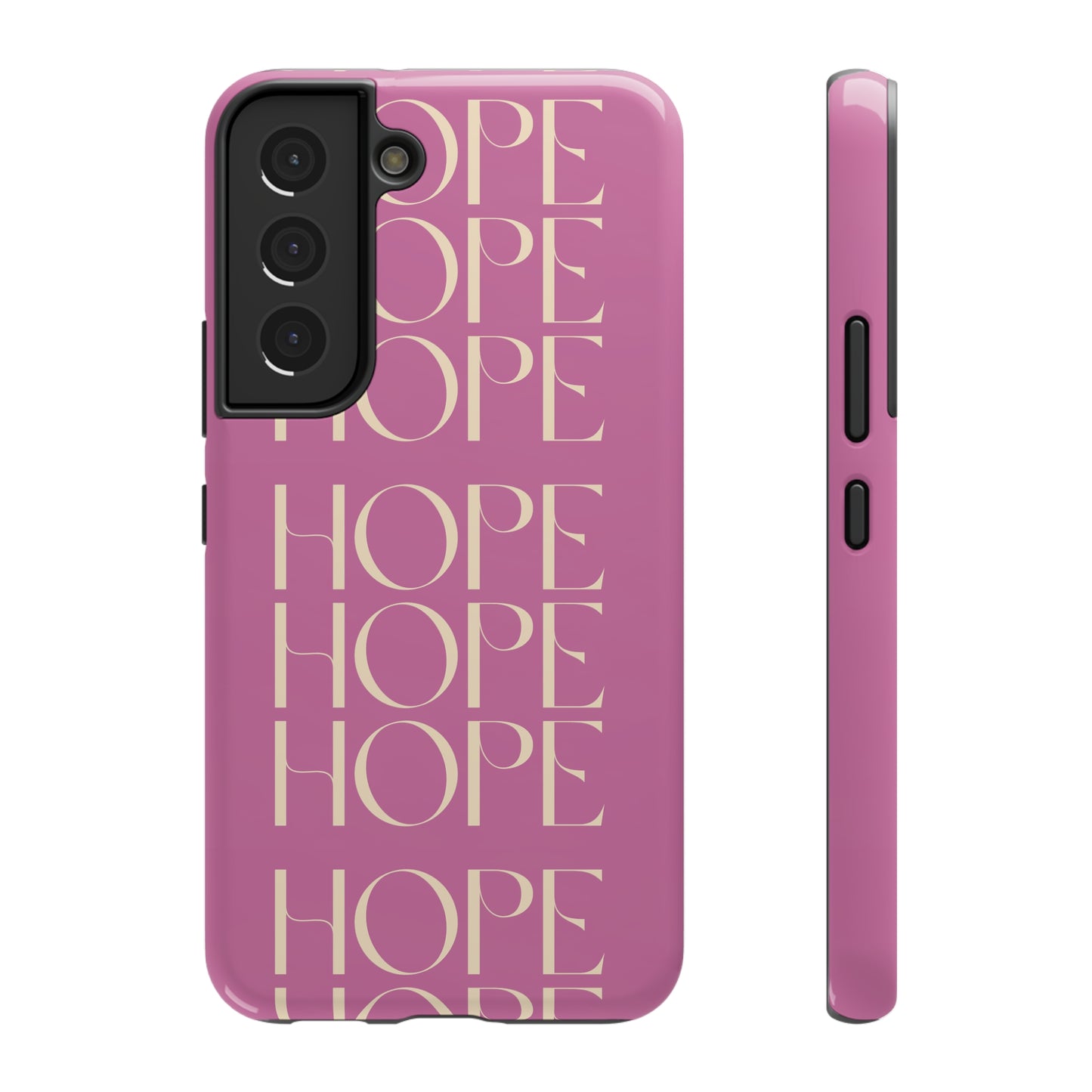 Message of HOPE Pink Impact-Resistant Cases