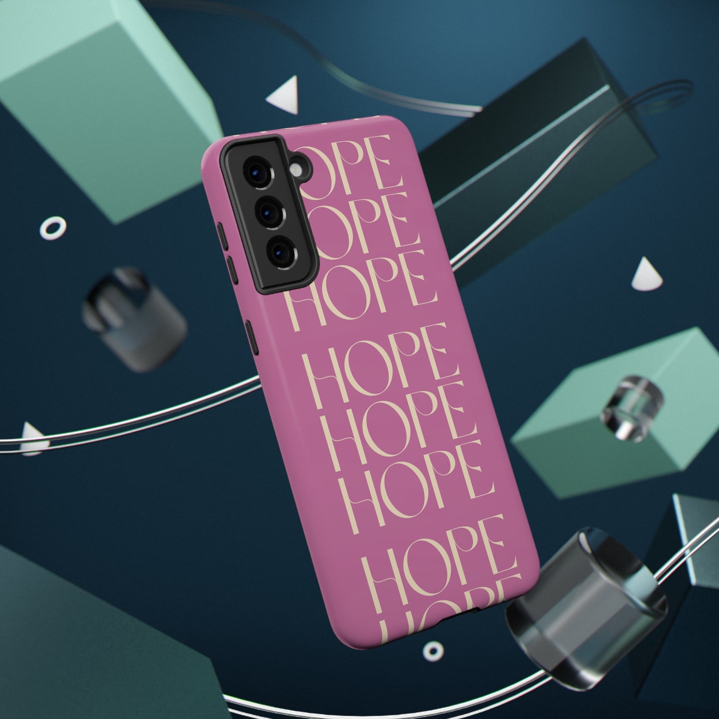 Message of HOPE Pink Impact-Resistant Cases