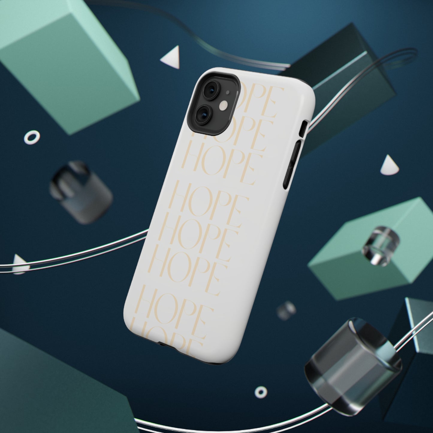 White Message of HOPE Impact-Resistant Cases