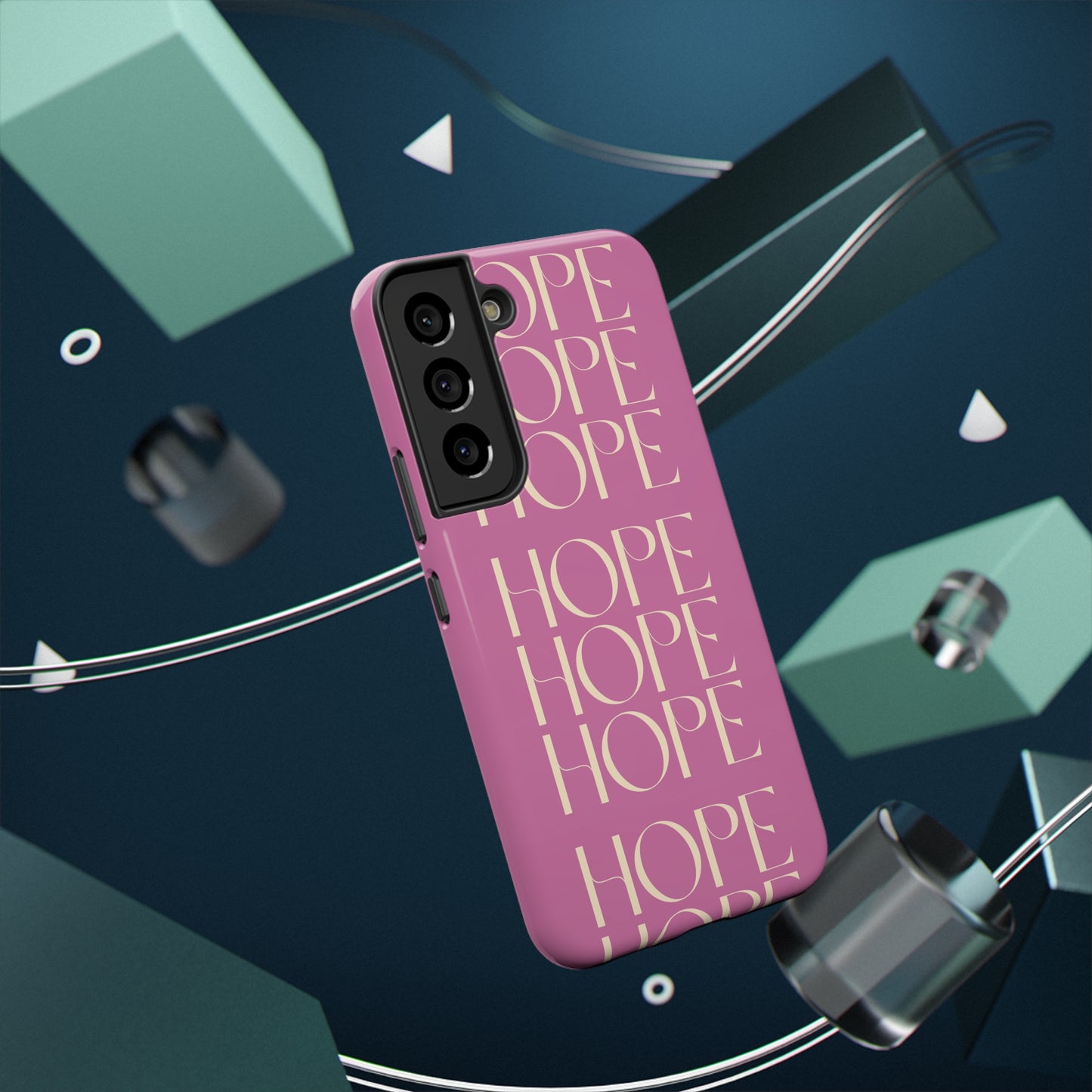 Message of HOPE Pink Impact-Resistant Cases