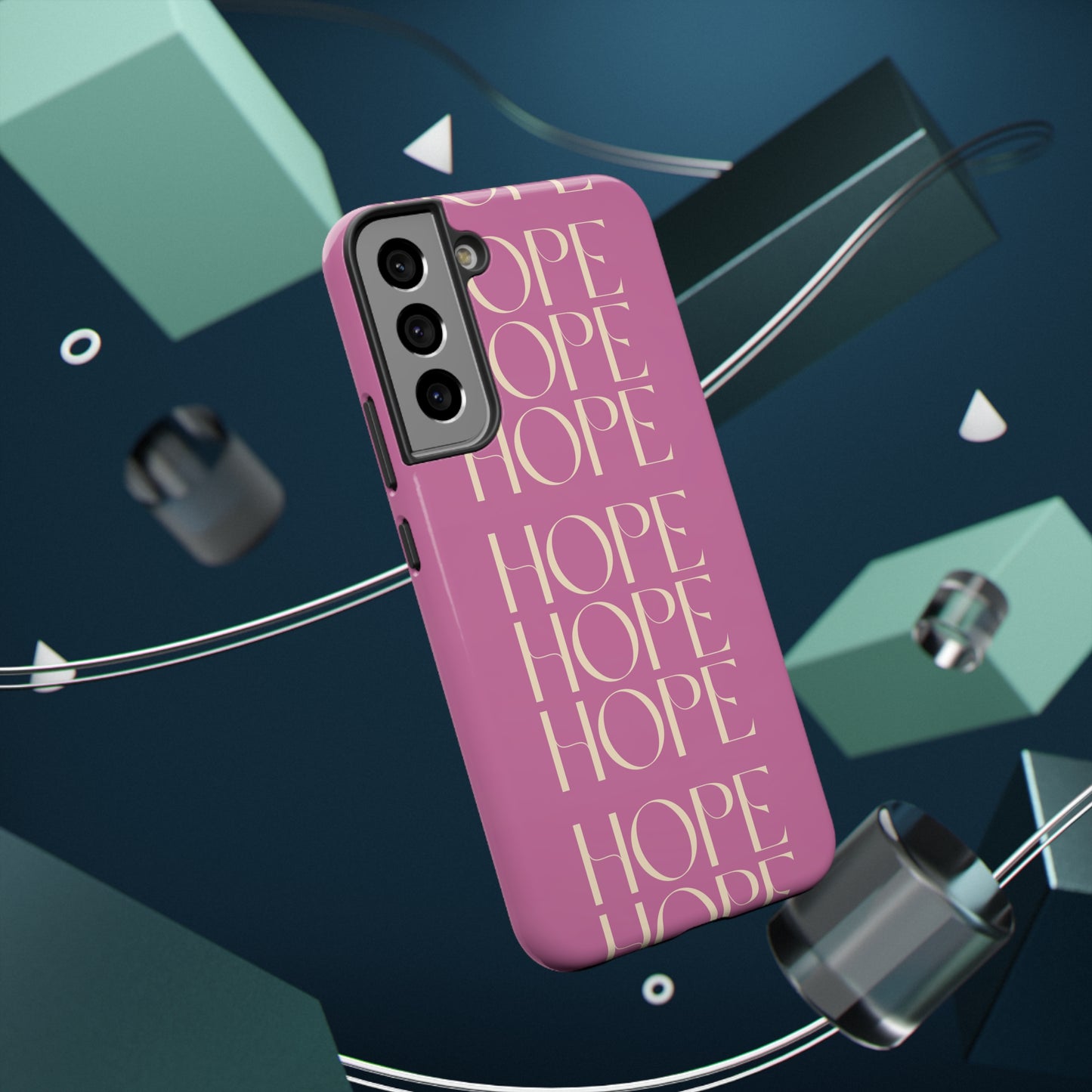 Message of HOPE Pink Impact-Resistant Cases