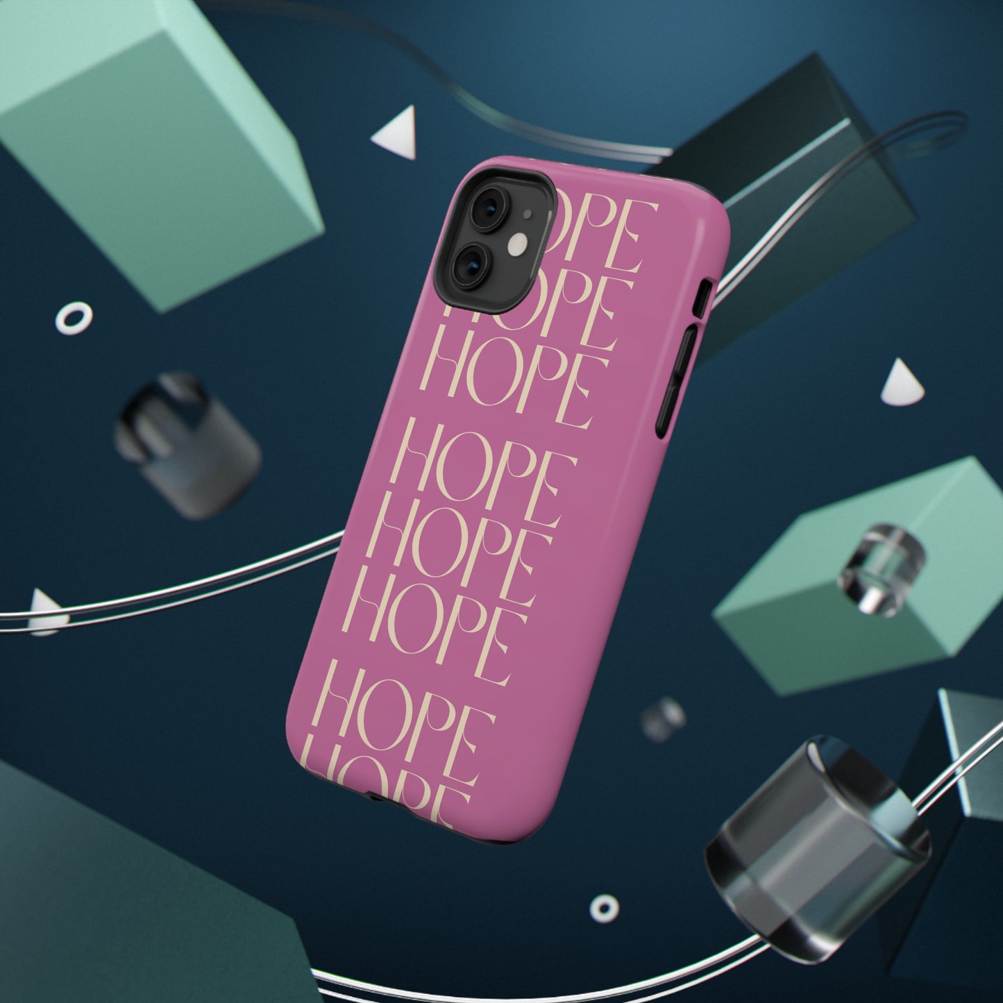 Message of HOPE Pink Impact-Resistant Cases