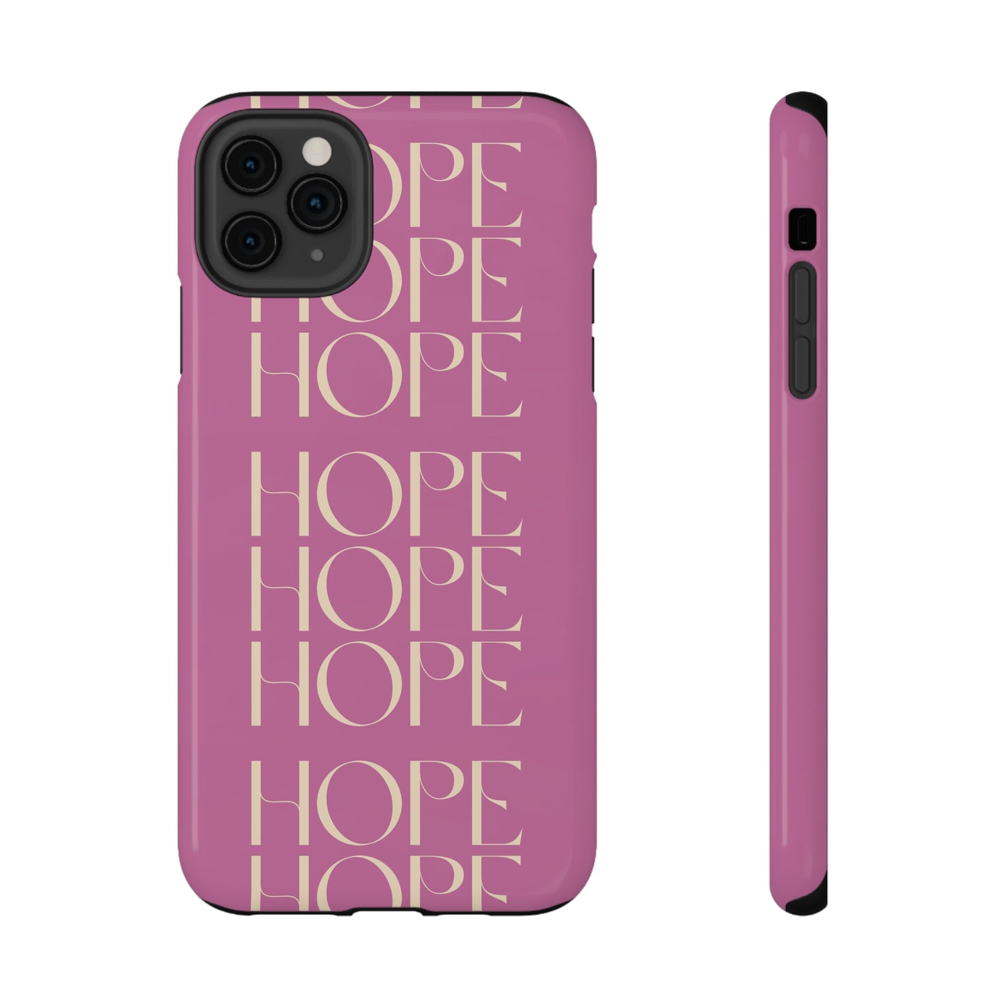 Message of HOPE Pink Impact-Resistant Cases