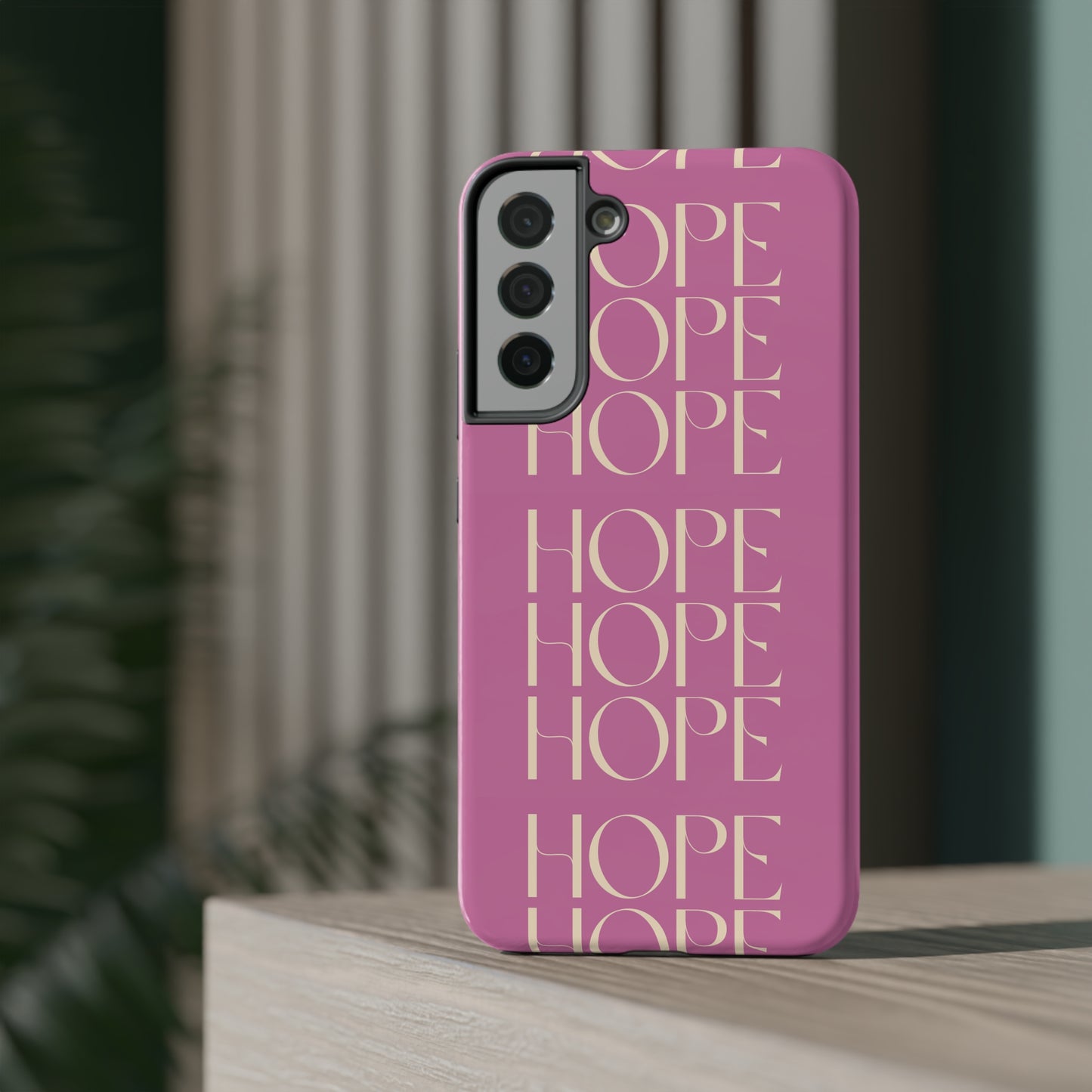 Message of HOPE Pink Impact-Resistant Cases