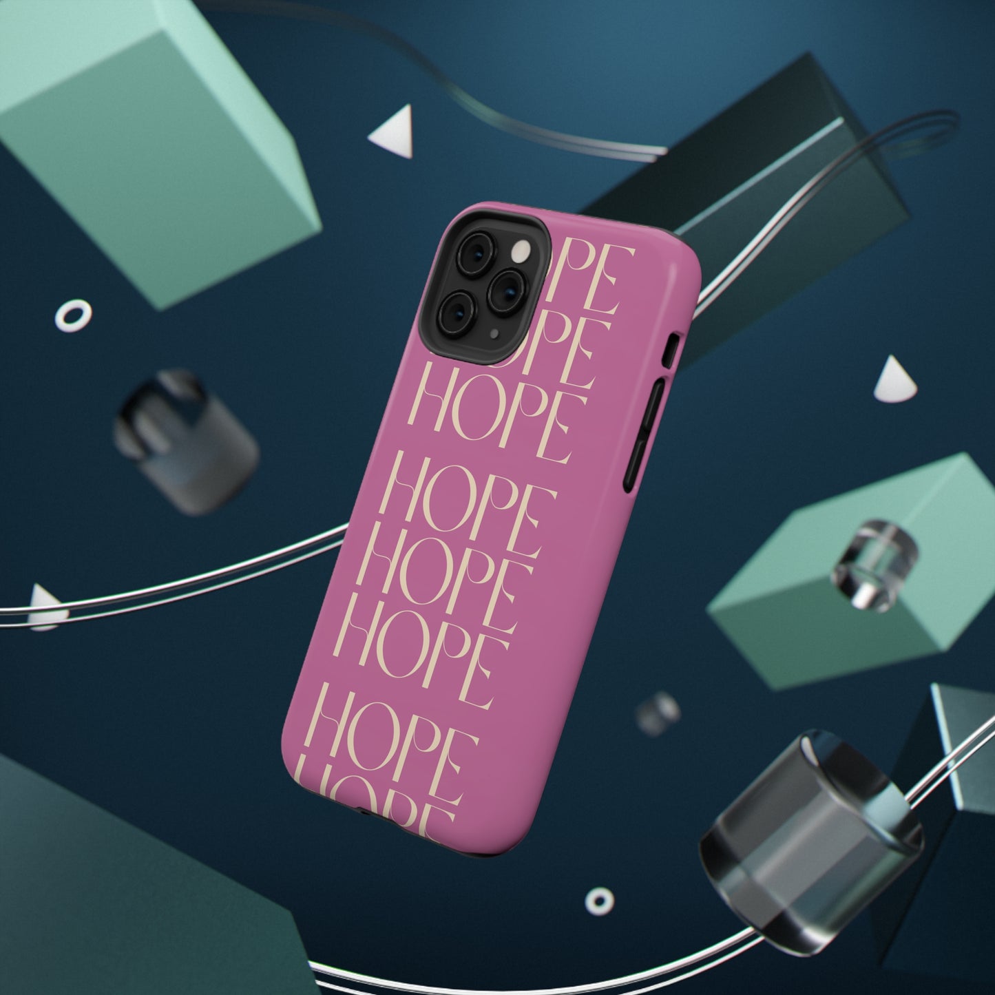 Message of HOPE Pink Impact-Resistant Cases