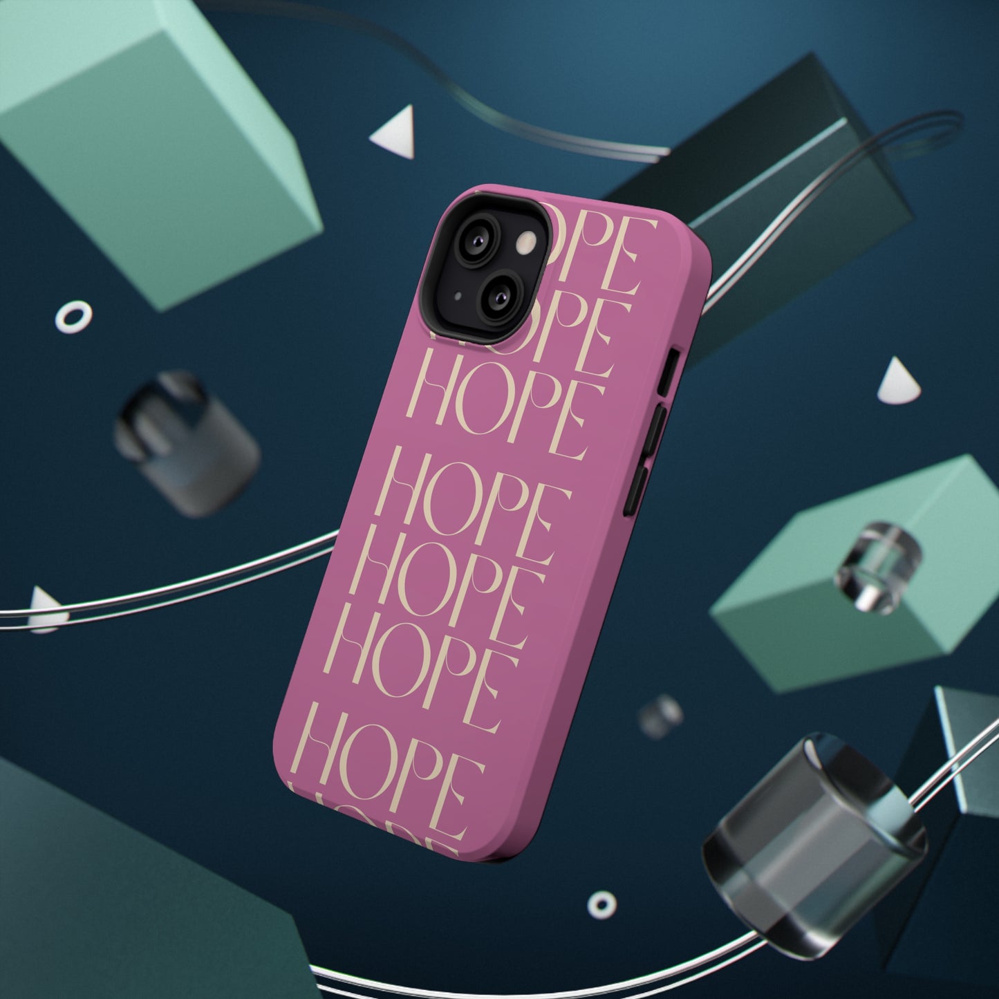 Message of HOPE Pink Impact-Resistant Cases