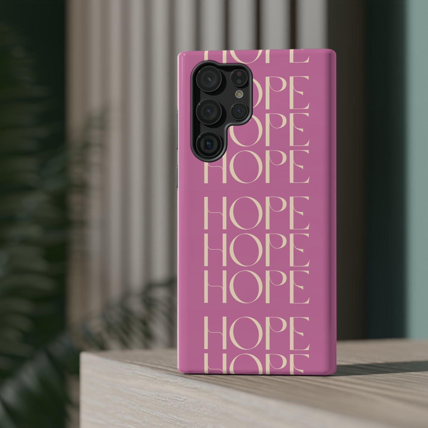Message of HOPE Pink Impact-Resistant Cases