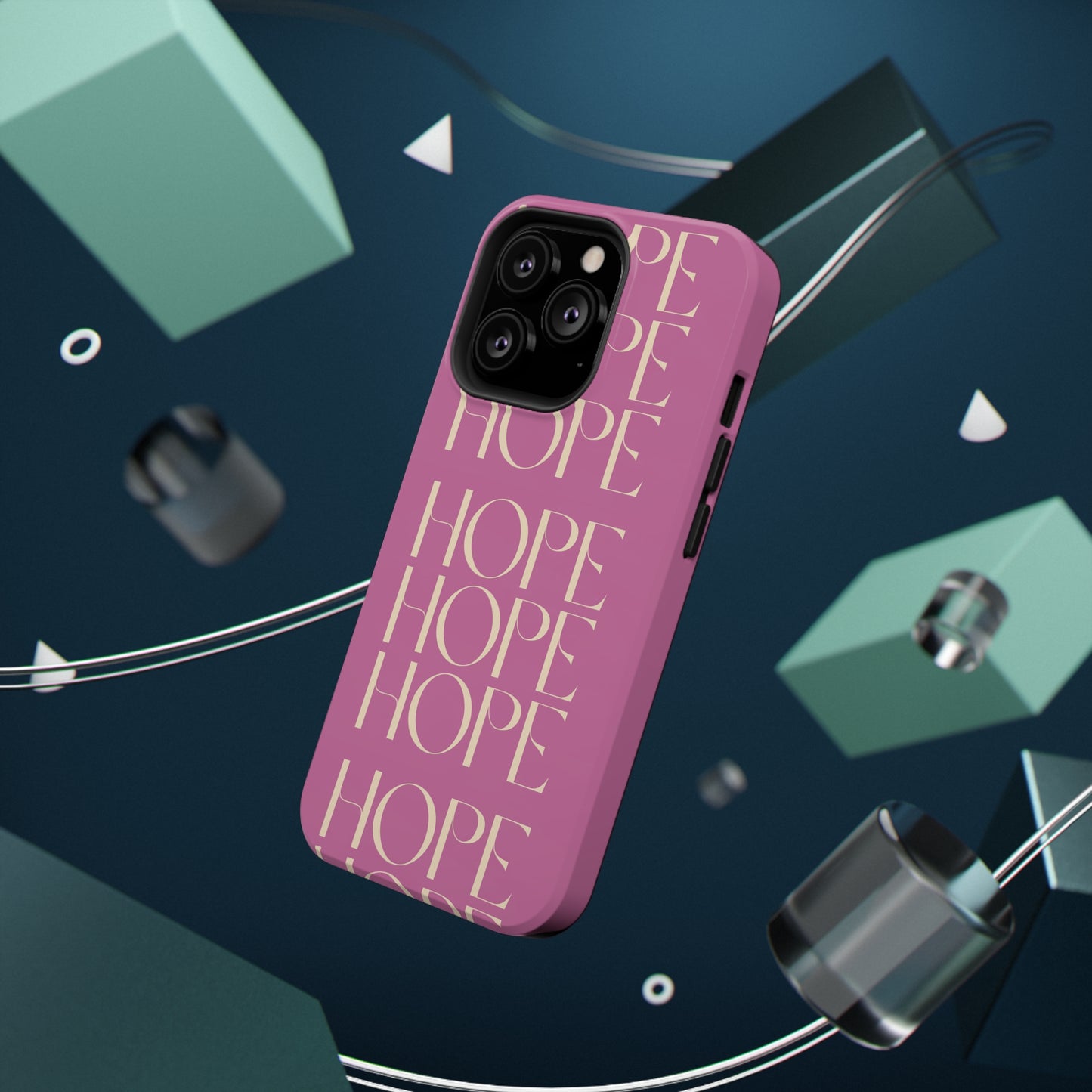 Message of HOPE Pink Impact-Resistant Cases