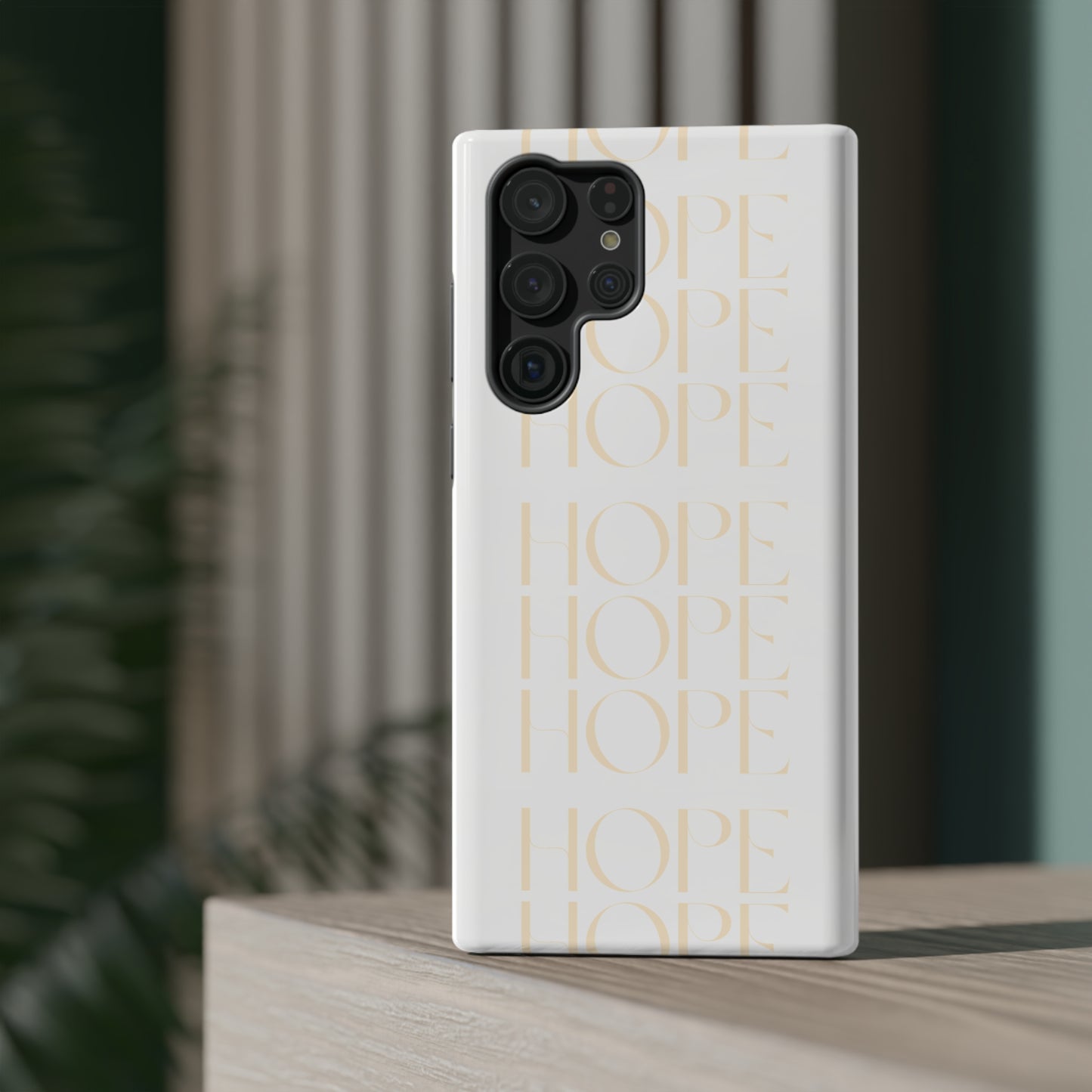 White Message of HOPE Impact-Resistant Cases