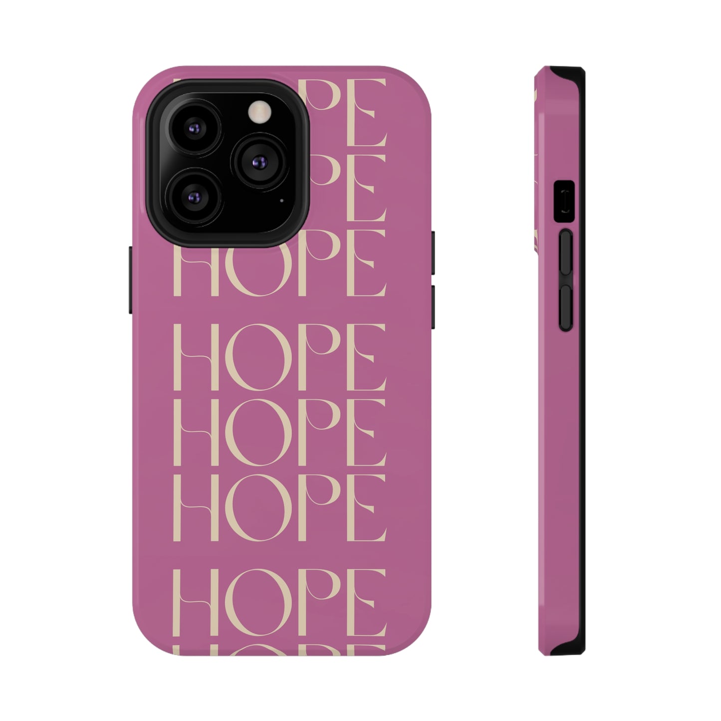 Message of HOPE Pink Impact-Resistant Cases