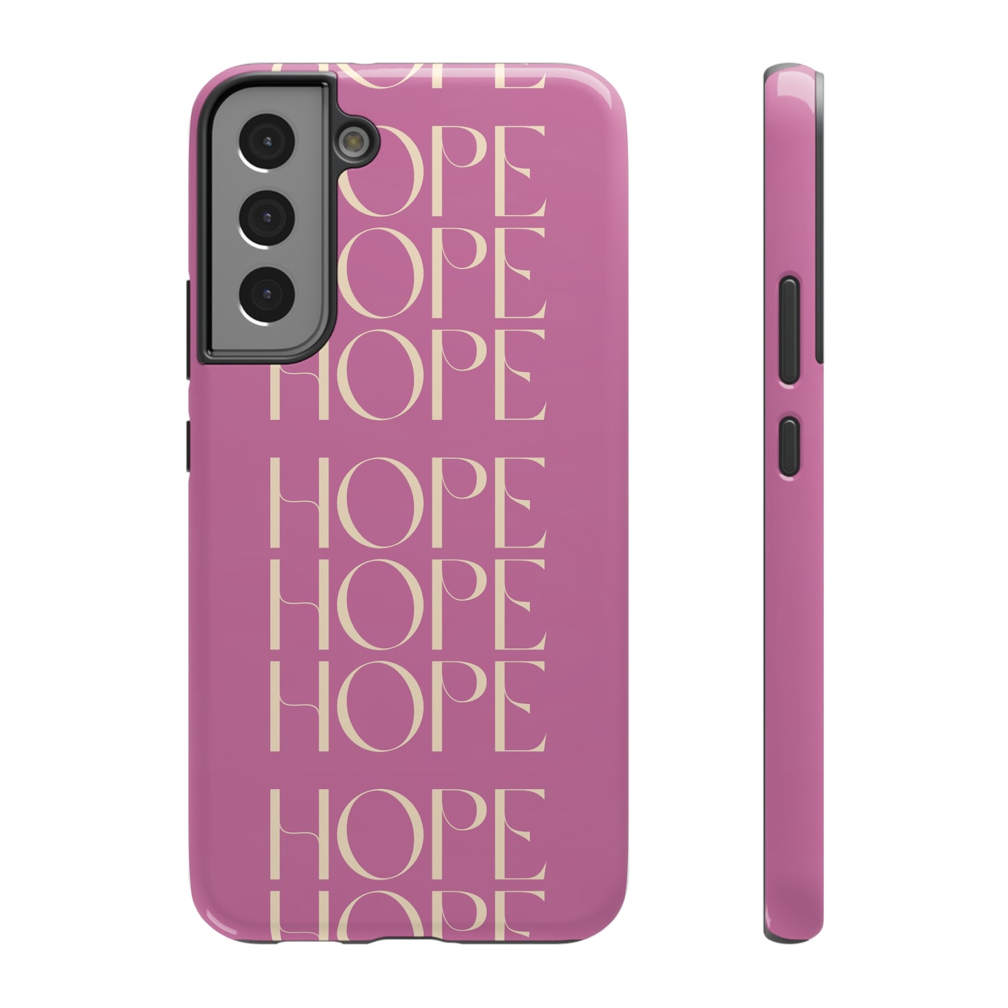 Message of HOPE Pink Impact-Resistant Cases