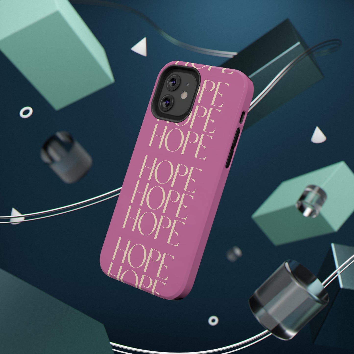 Message of HOPE Pink Impact-Resistant Cases
