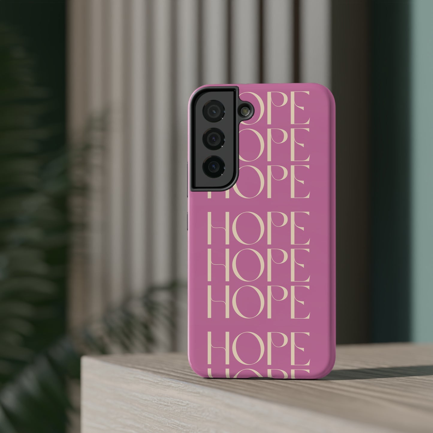 Message of HOPE Pink Impact-Resistant Cases