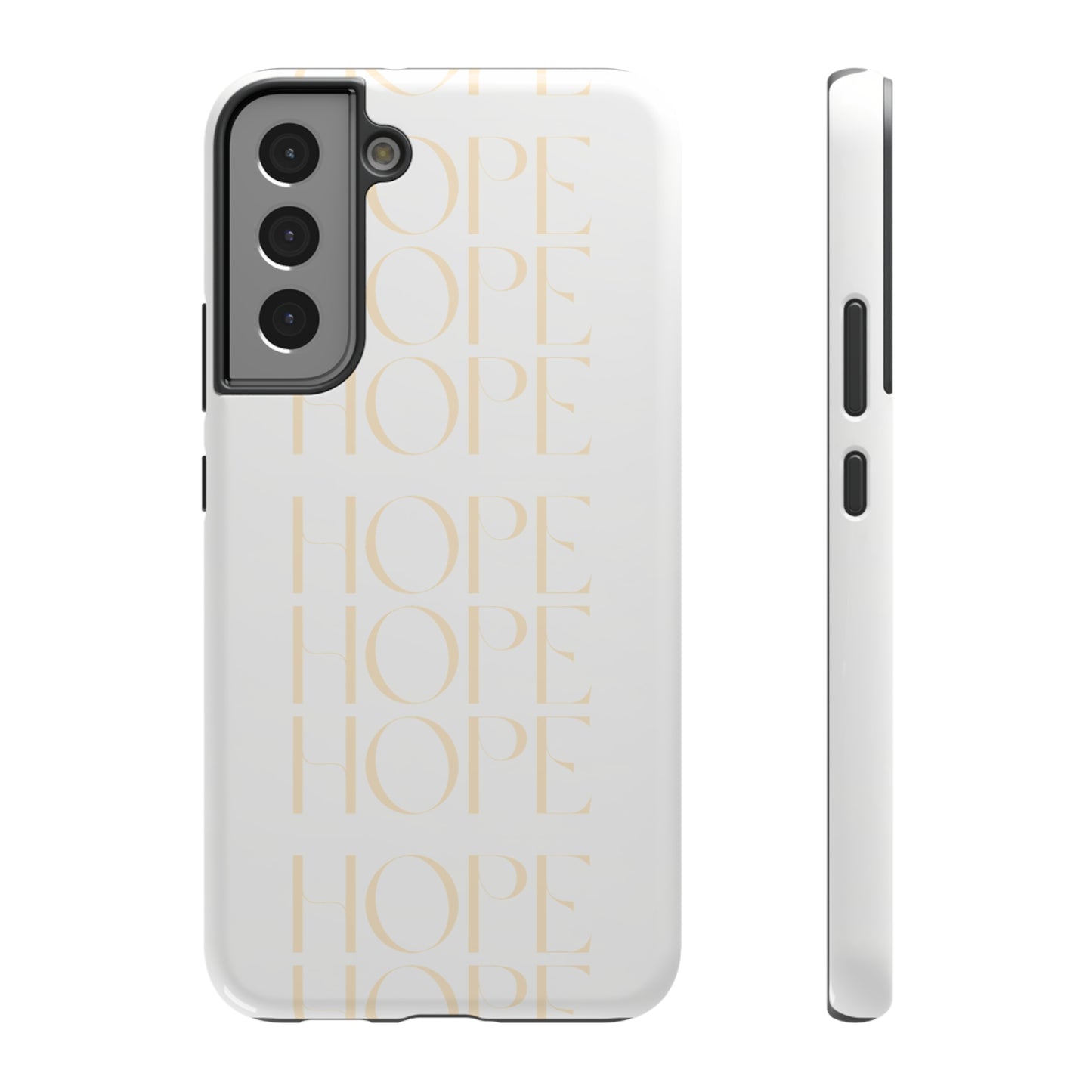 White Message of HOPE Impact-Resistant Cases