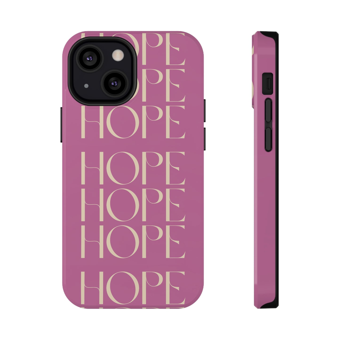 Message of HOPE Pink Impact-Resistant Cases