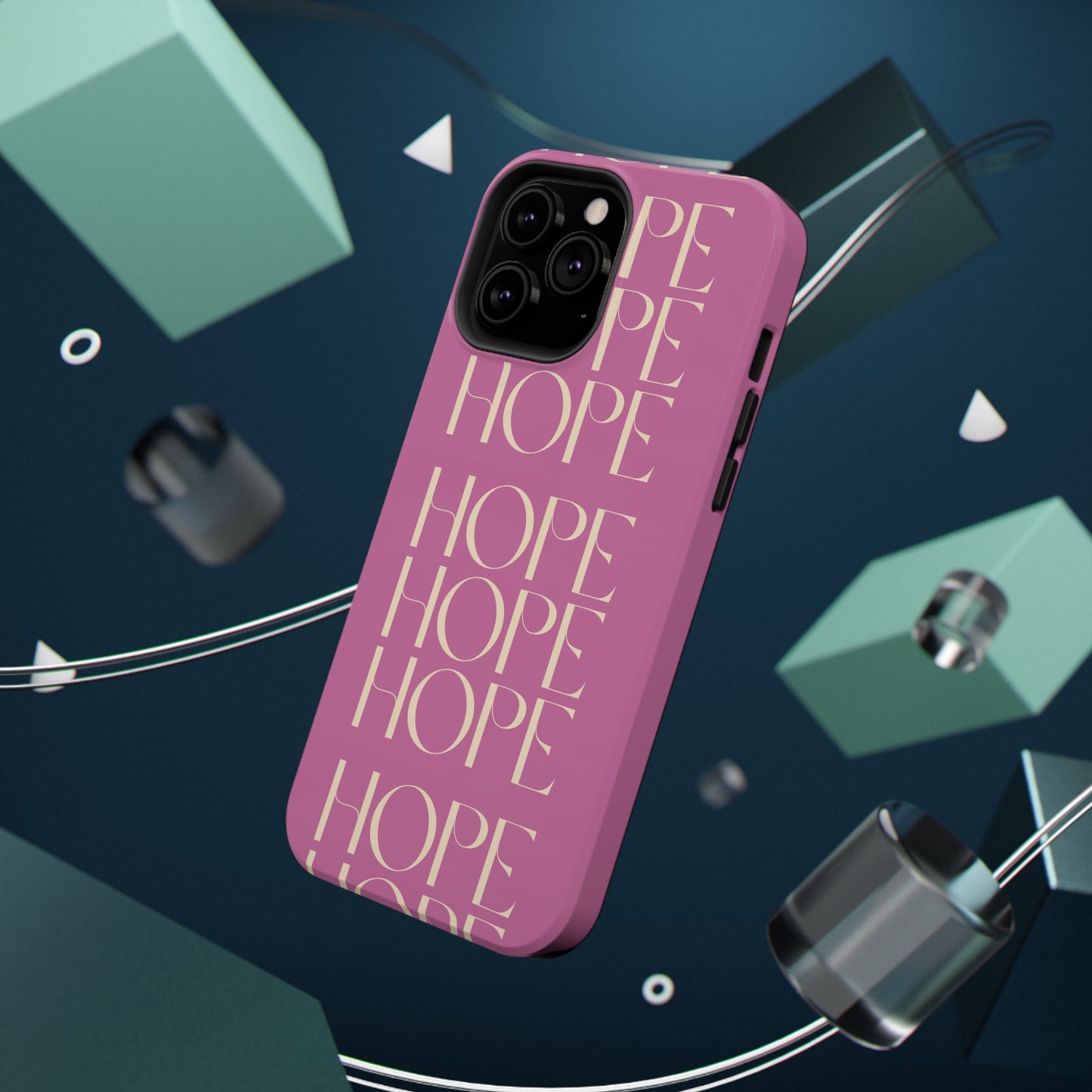 Message of HOPE Pink Impact-Resistant Cases