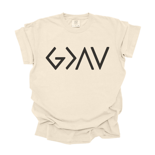 God is Greater Tee - Ivory