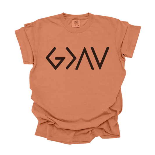 God is Greater Tee - Yam