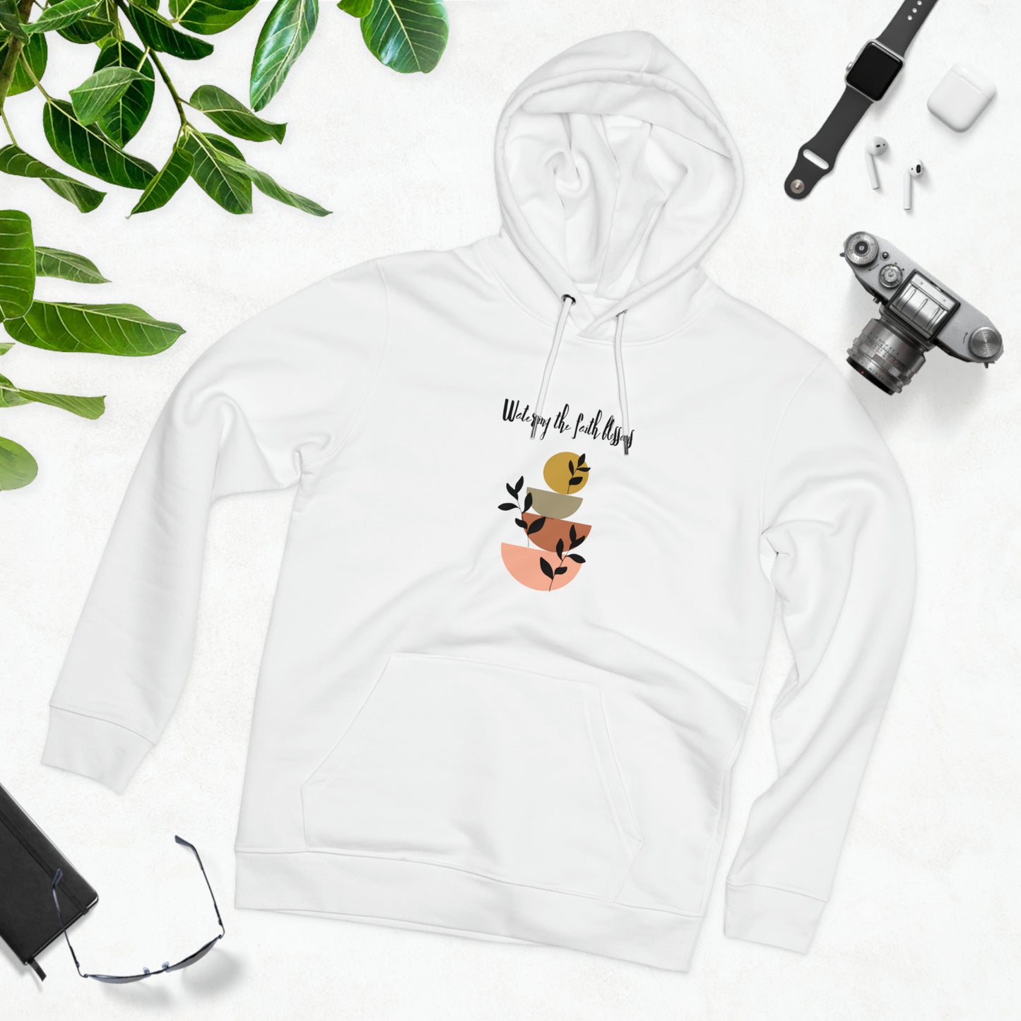 Watering the Faith Blossoms - (Women/Men) Cruiser Hoodie