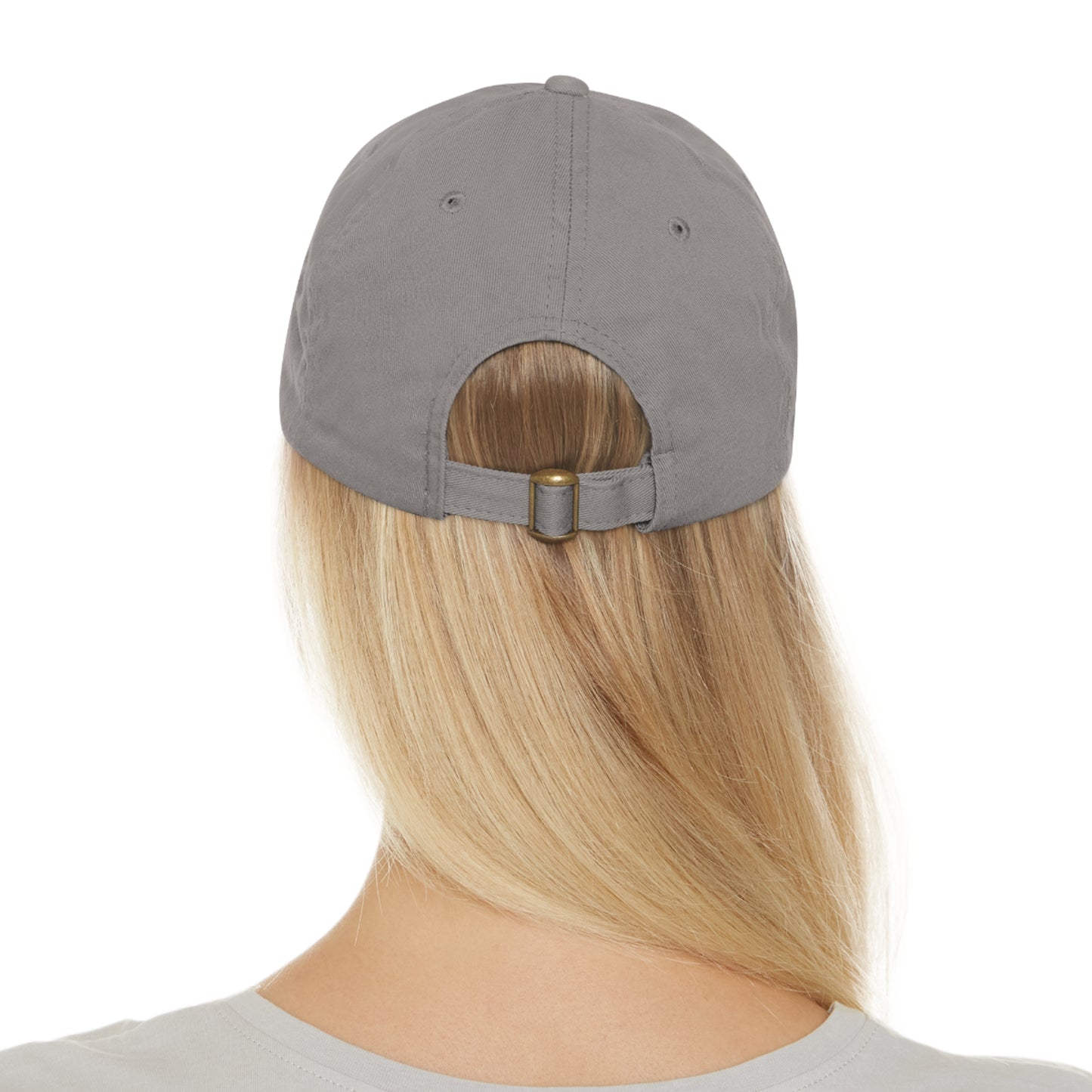 Message of HOPE- Cap Hat with Leather Patch (Rectangle)