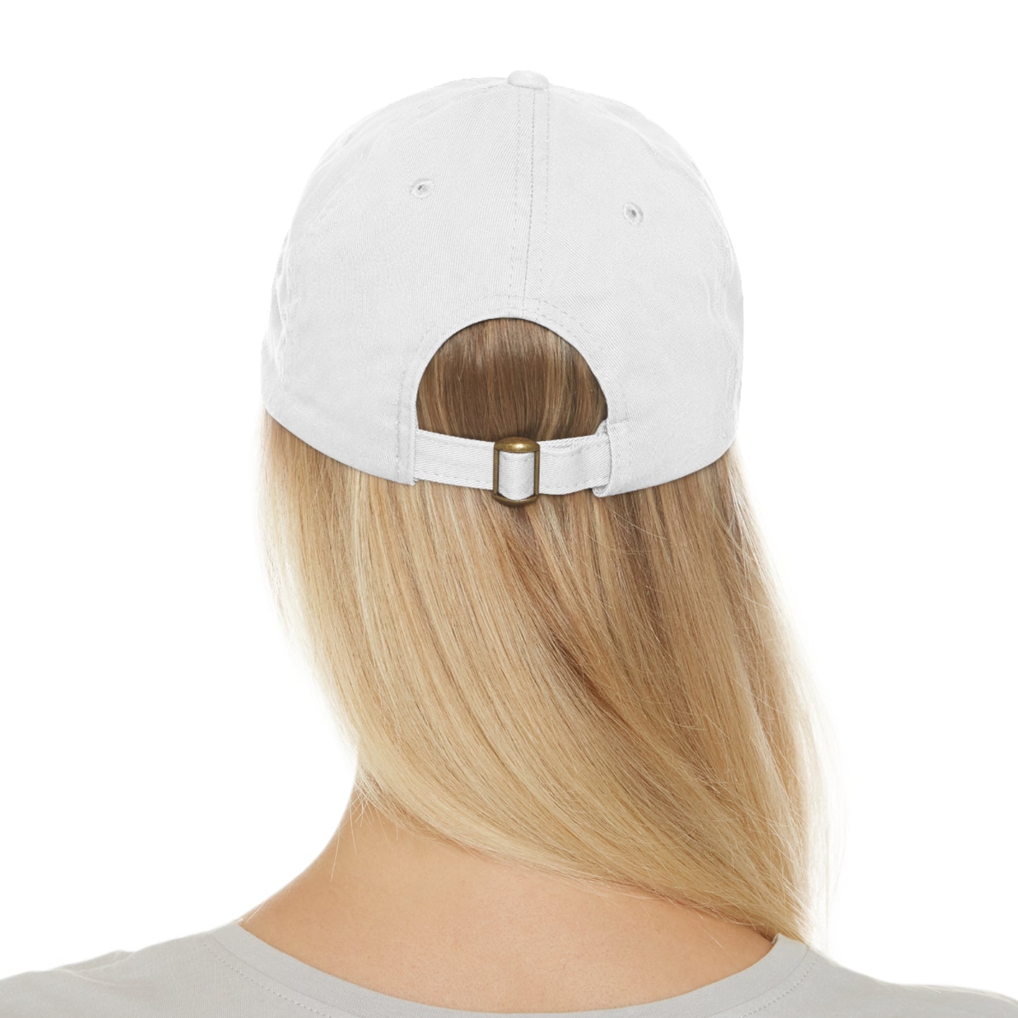 Message of HOPE- Cap Hat with Leather Patch (Rectangle)