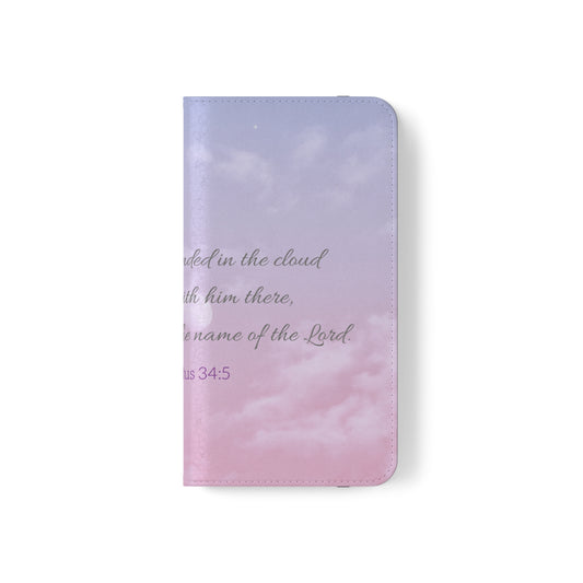 Exodus 34:5 In the Clouds Flip Case