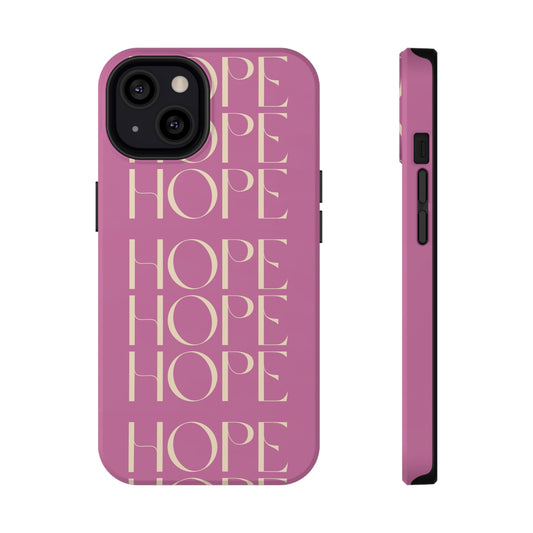 Message of HOPE Pink Impact-Resistant Cases