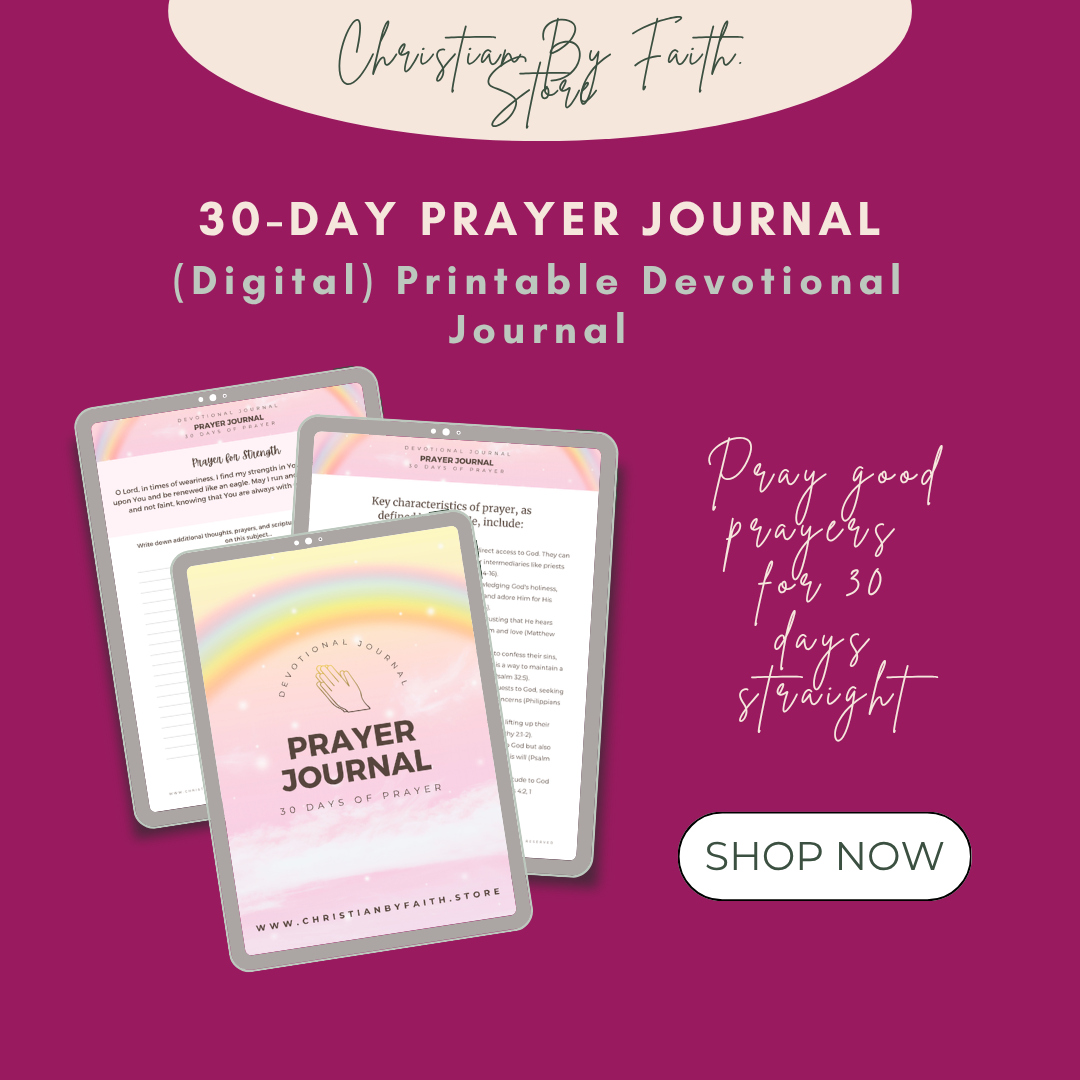 30-Day Prayer Journal