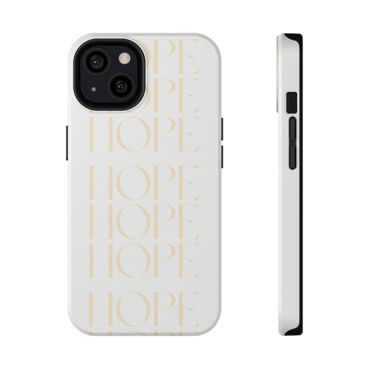 White Message of HOPE Impact-Resistant Cases