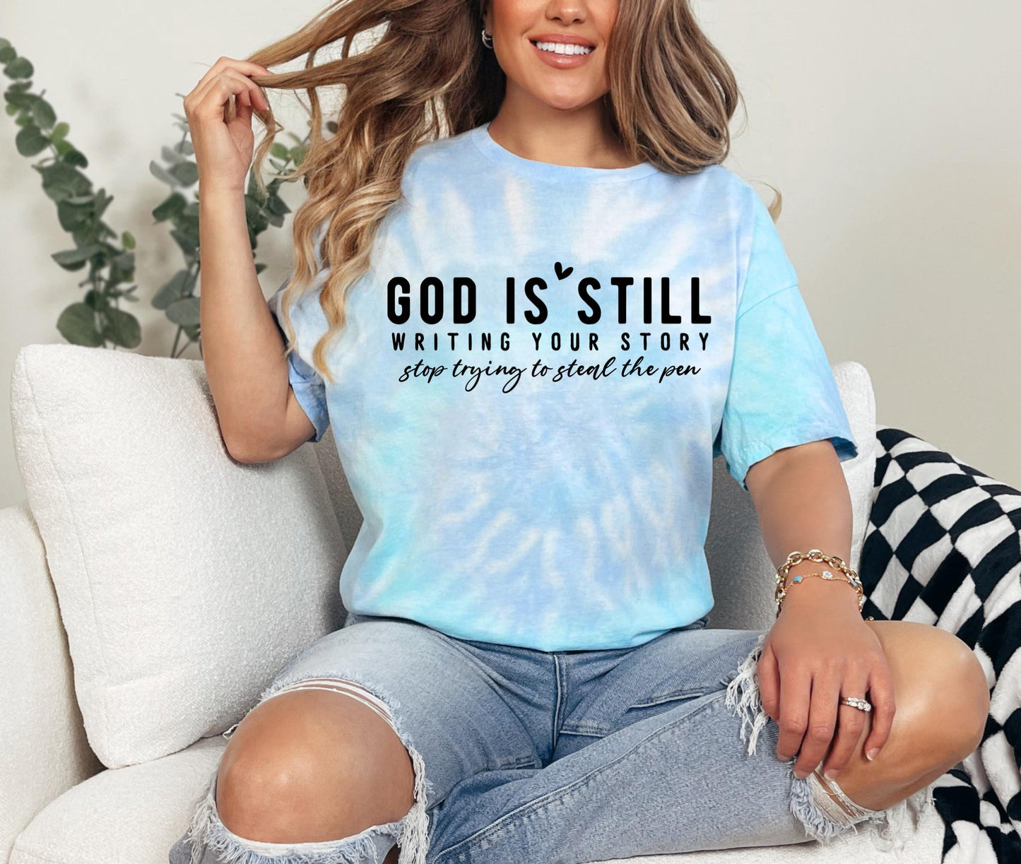 Writing your Story Tie Dye Tee