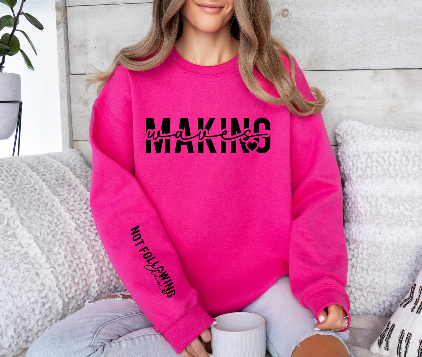 Making Waves Crewneck Pullover (MULTIPLE COLORS)