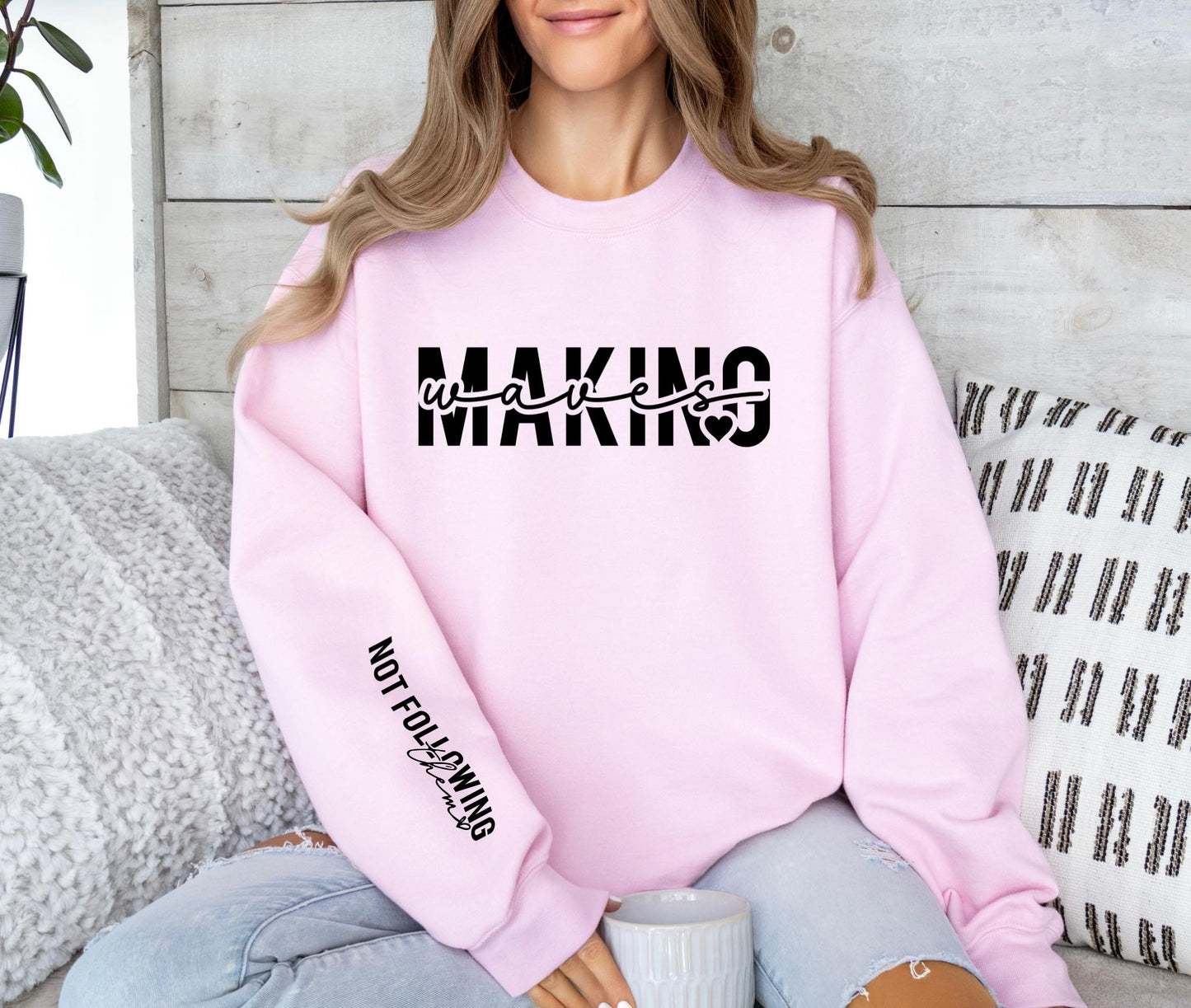 Making Waves Crewneck Pullover (MULTIPLE COLORS)