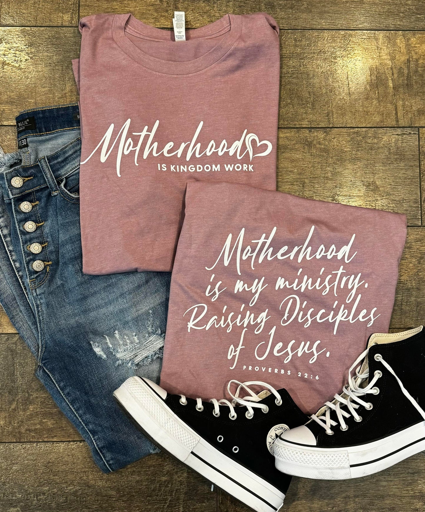 Motherhood is Kingdom Work Graphic Tee