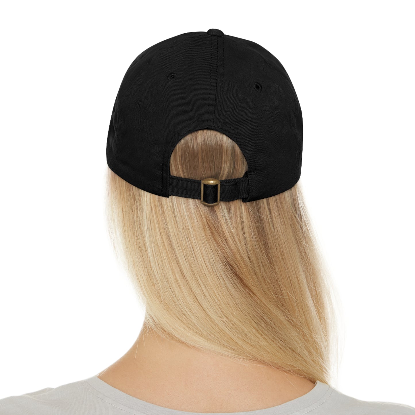 Message of HOPE- Cap Hat with Leather Patch (Rectangle)