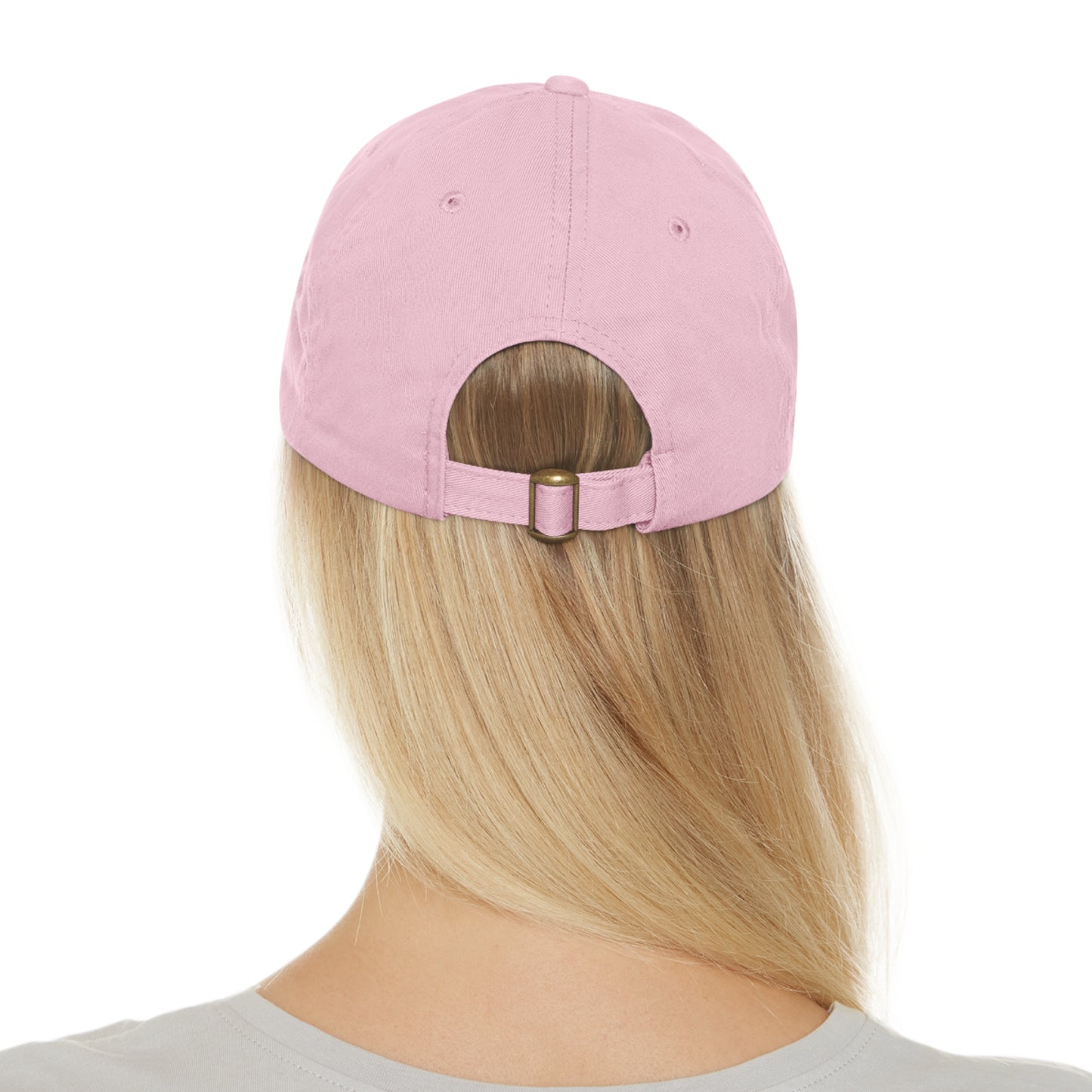 Message of HOPE- Cap Hat with Leather Patch (Rectangle)