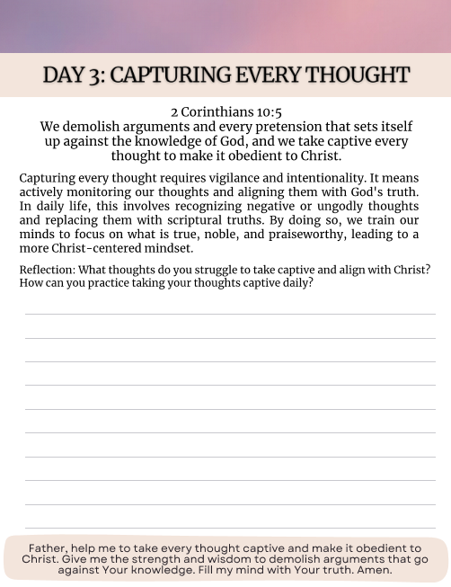 A Renewed Mind 30-Day Devotional Journal