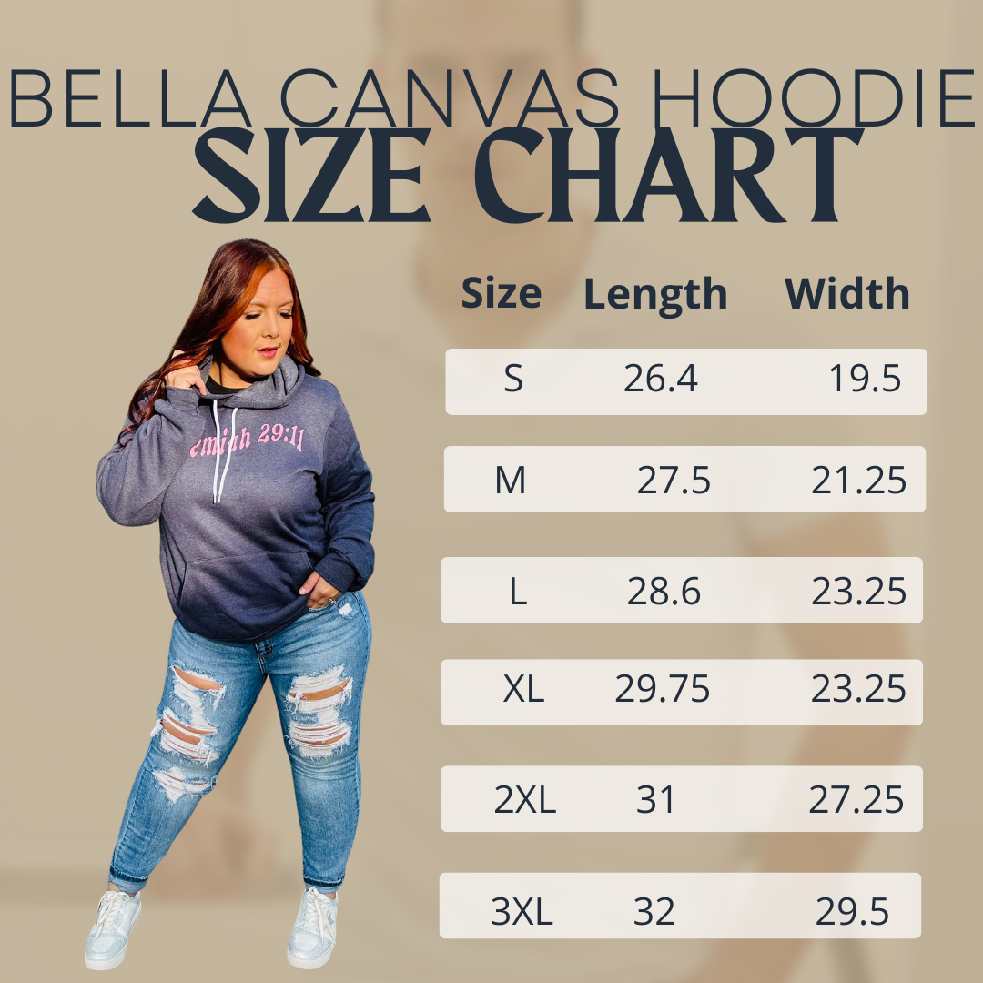 Mystery Bella Canvas Sponge Fleece Hoodie