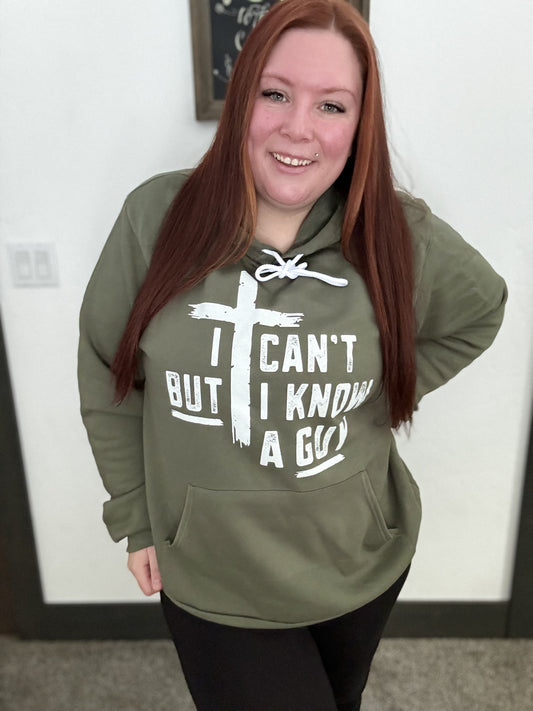 I Can't but I know a Guy Sponge Fleece Hoodie