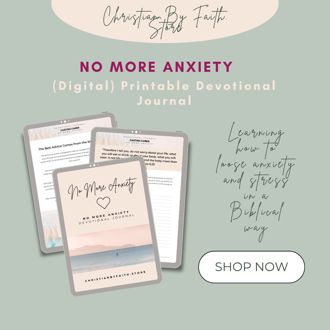 No More Anxiety - Digital (print-out) Devotional Journal